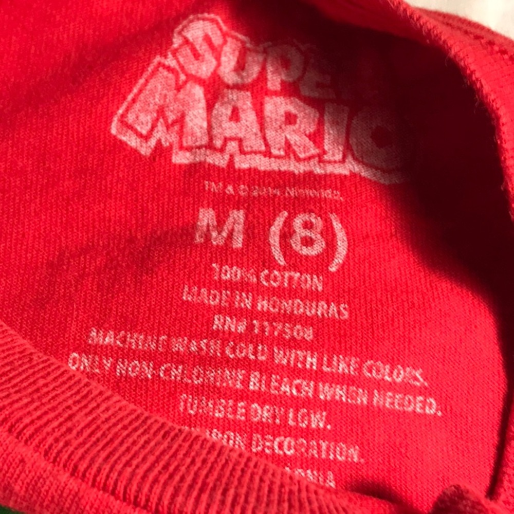 Sz 8 SUPER MARIO T shirt - Picture 2 of 2
